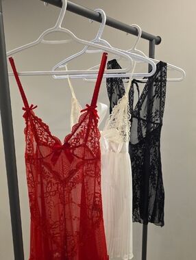 Frederick's of Hollywood Chemise Trio